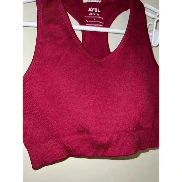 SOLD AYBL red sports bra size small - Picture 3 of 5